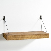 Полка Настенная Дл60 см Roots единый размер каштановый AM.PM  фото, kupilegko.ru